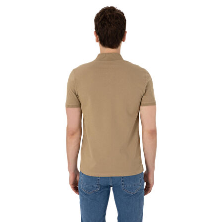 Erkek Slim Fit Polo Yaka Basic Tişört