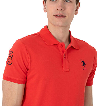 Erkek Slim Fit Polo Yaka Basic Tişört