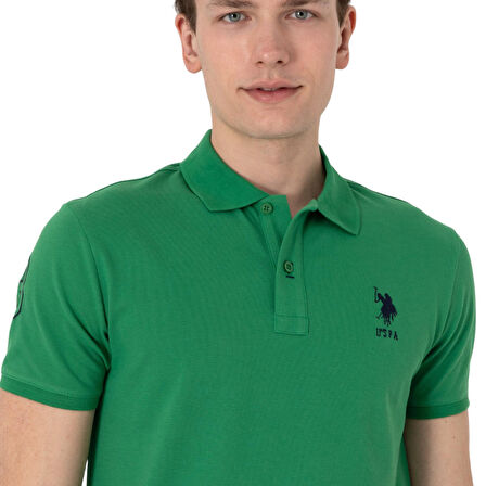 Erkek Slim Fit Polo Yaka Basic Tişört