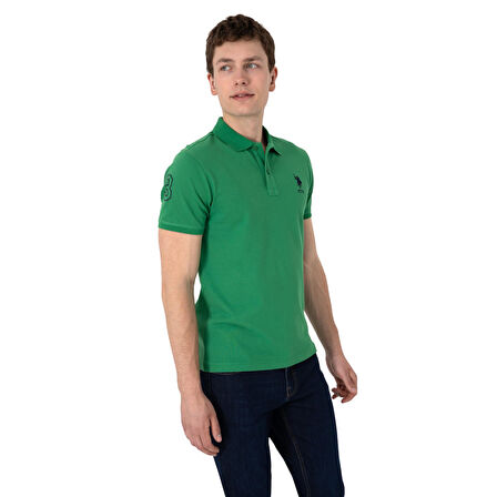 Erkek Slim Fit Polo Yaka Basic Tişört