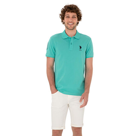 Erkek Slim Fit Polo Yaka Basic Tişört