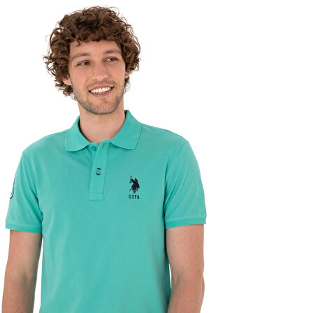 Erkek Slim Fit Polo Yaka Basic Tişört