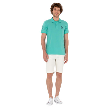 Erkek Slim Fit Polo Yaka Basic Tişört