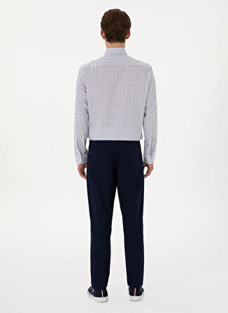 U.S. Polo Assn. Normal Bel Normal Paça Lacivert Erkek Chino Pantolon MICHES