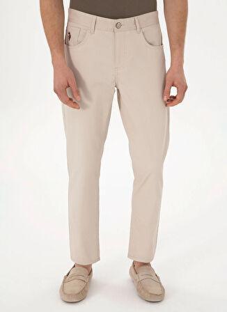U.S. Polo Assn. Normal Bel Normal Paça Taş Erkek Chino Pantolon MICHES