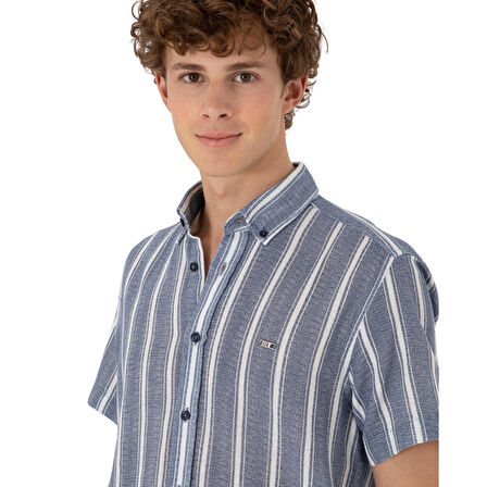 Erkek Haki Kısa Kollu Gömlek 2182541