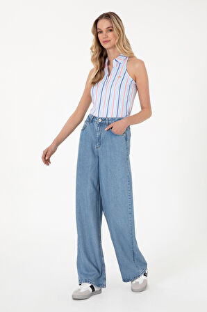 U.S. Polo Assn. Loose Fit Kadın Jean Pantolon 2114663