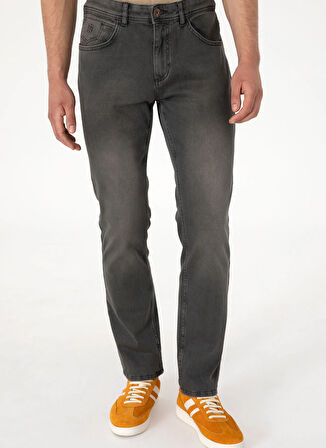 U.S. Polo Assn. Normal Bel Normal Paça Straight Yeşil Erkek Denim Pantolon VANY