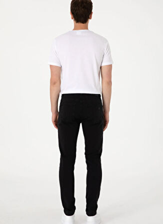 U.S. Polo Assn. Normal Bel Normal Paça Slim Fit Siyah Erkek Denim Pantolon ARGOLIS
