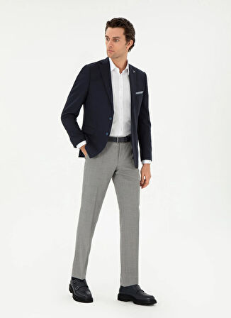 Cacharel Normal Bel Normal Paça Slim Fit Gri Erkek Pantolon SARE/P