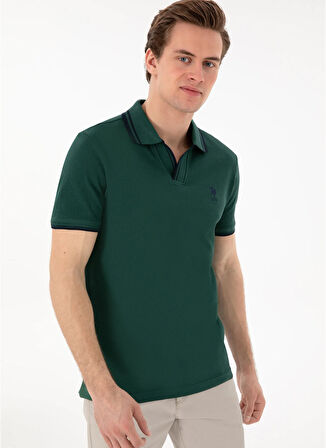U.S. Polo Assn. Yeşil Erkek Polo T-Shirt TERNI