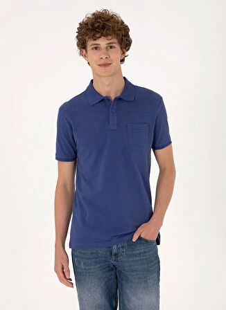 U.S. Polo Assn. Lacivert Erkek Polo T-Shirt KALIMNOS