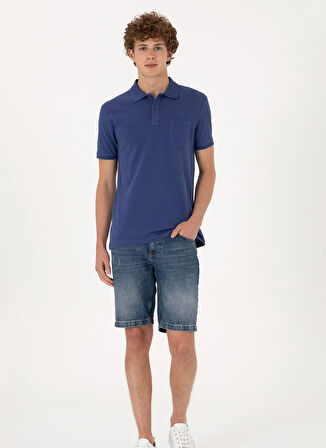 U.S. Polo Assn. Lacivert Erkek Polo T-Shirt KALIMNOS