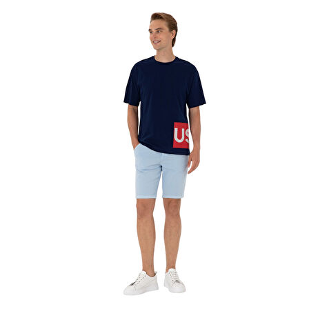 Erkek Comfort Fit Bisiklet Yaka Tişört