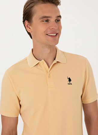 U.S. Polo Assn. Beyaz Erkek Polo T-Shirt PURS
