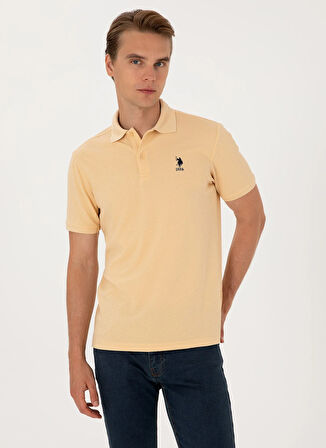 U.S. Polo Assn. Beyaz Erkek Polo T-Shirt PURS