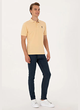 U.S. Polo Assn. Beyaz Erkek Polo T-Shirt PURS