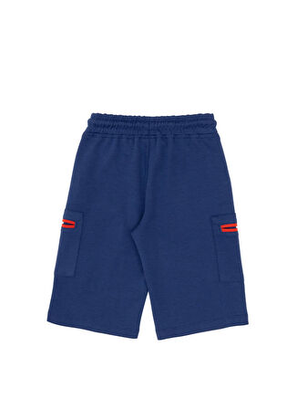 U.S. Polo Assn. Lastikli Bel Regular Fit Açık Lacivert Erkek Çocuk Şort S-LENDKIDS