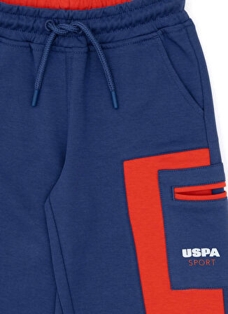 U.S. Polo Assn. Lastikli Bel Regular Fit Açık Lacivert Erkek Çocuk Şort S-LENDKIDS