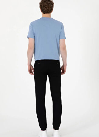 U.S. Polo Assn. Normal Bel Normal Paça Siyah Erkek Chino Pantolon KENLY