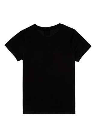 U.S. Polo Assn. Baskılı Siyah Erkek Çocuk T-Shirt SENKAKIDS