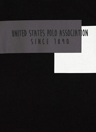 U.S. Polo Assn. Baskılı Siyah Erkek Çocuk T-Shirt SENKAKIDS