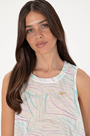 U.S. Polo Assn. Kadın Kolsuz T-shirt 2104742