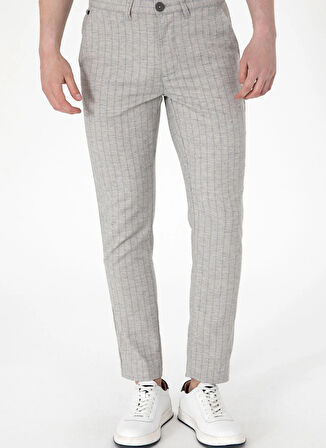 U.S. Polo Assn. Normal Bel Normal Paça Gri Erkek Chino Pantolon ADOR-P