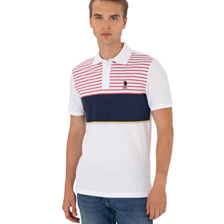 Erkek Regular Fit Polo Yaka Turkuaz T-shirt