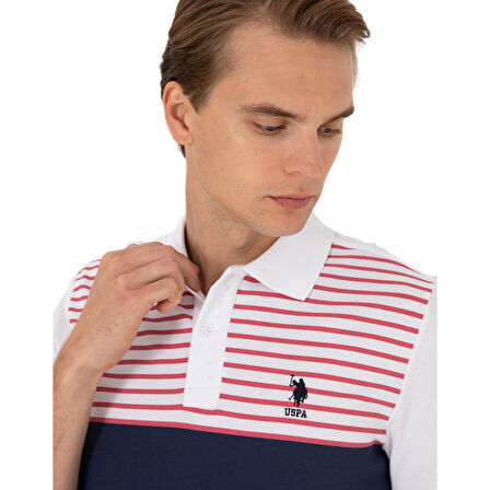 Erkek Regular Fit Polo Yaka Turkuaz T-shirt