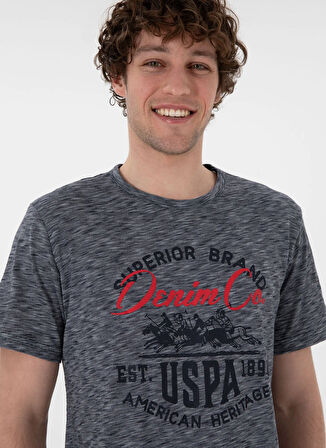 U.S. Polo Assn. Lacivert Erkek Pijama Takımı 18878 Tshirt Sort Takim