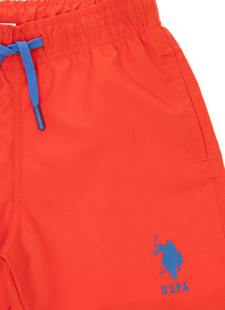 U.S. Polo Assn. Kırmızı Erkek Çocuk Şort Mayo HERMOSKIDS