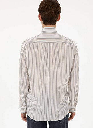 U.S. Polo Assn. Regular Fit Gömlek Yaka Kahve Erkek Gömlek GEPIEZ