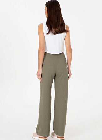 Haki Kadın Loose Fit Eşofman Altı SACHANE