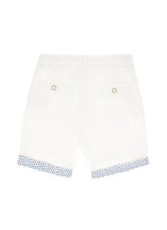 U.S. Polo Assn. Normal Bel Slim Fit Beyaz Erkek Çocuk Şort BERSLEY