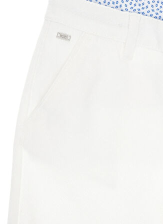 U.S. Polo Assn. Normal Bel Slim Fit Beyaz Erkek Çocuk Şort BERSLEY