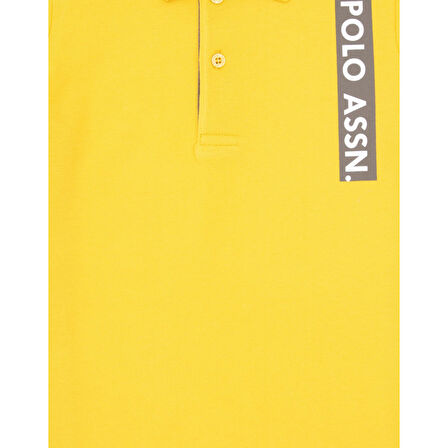 Erkek Çocuk Polo Yaka Koyu Sarı Tişört