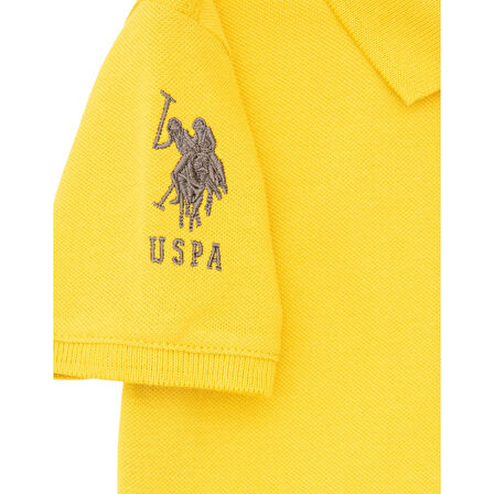 Erkek Çocuk Polo Yaka Koyu Sarı Tişört