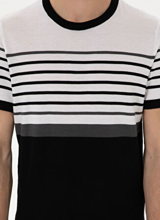 U.S. Polo Assn. Bisiklet Yaka Slim Fit Siyah Erkek Kazak BRUNA