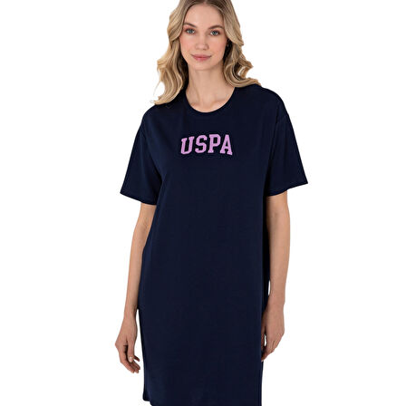 Kadın Modal Karışımlı Bisiklet Yaka Mini Boy Örme Elbise