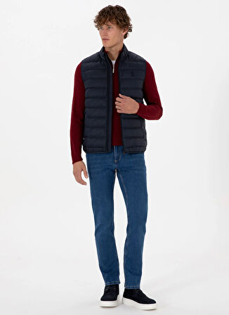 U.S. Polo Assn. Lacivert Erkek Yelek YONY