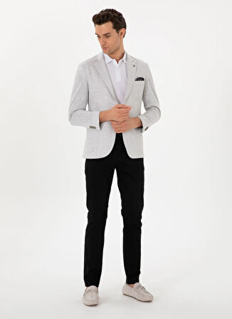 Cacharel Slim Fit Gri Erkek Ceket CLAUD