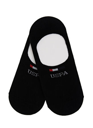 U.S. Polo Assn. Siyah Erkek Çorap EARLY 2'LI PAKET