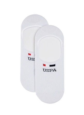 U.S. Polo Assn. Beyaz Erkek Çorap EARLY 2'LI PAKET