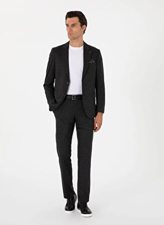Cacharel Normal Bel Slim Fit Siyah Erkek Takım Elbise RIES