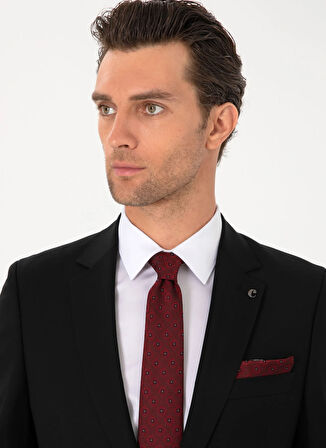 Cacharel Normal Bel Slim Fit Siyah Erkek Takım Elbise FAITH