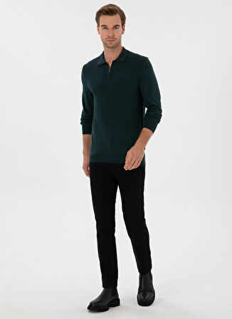 Cacharel Normal Bel Normal Paça Slim Fit Siyah Erkek Denim Pantolon OWENER