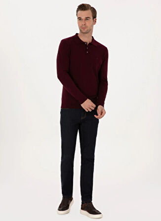 Cacharel Normal Bel Normal Paça Slim Fit Lacivert Erkek Denim Pantolon BIAS