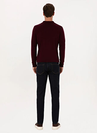 Cacharel Normal Bel Normal Paça Slim Fit Lacivert Erkek Denim Pantolon BIAS