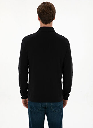 Cacharel Bisiklet Yaka Lacivert Erkek Sweatshırt NEPIDO